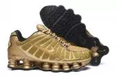 nike shox tl3 homme pas cher gold yellow